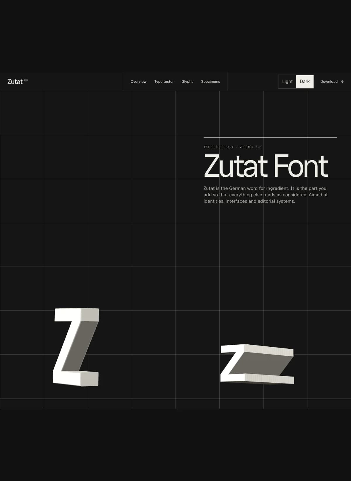 ZUTAT SANS