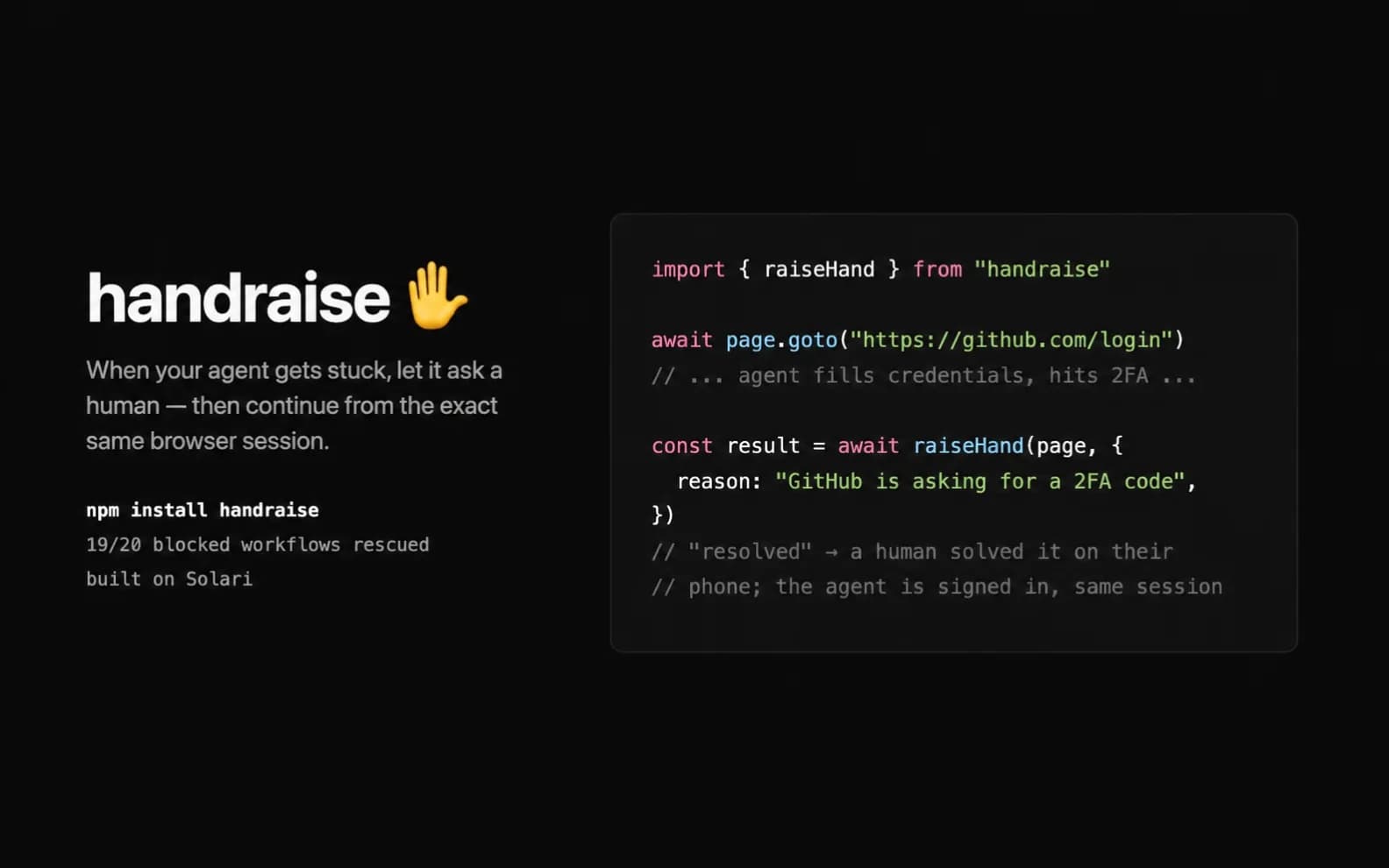 HANDRAISE